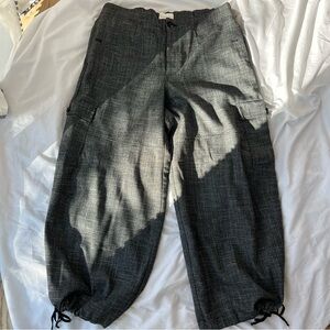 NWT Anthropologie Gray Tweed Wide Leg Pants